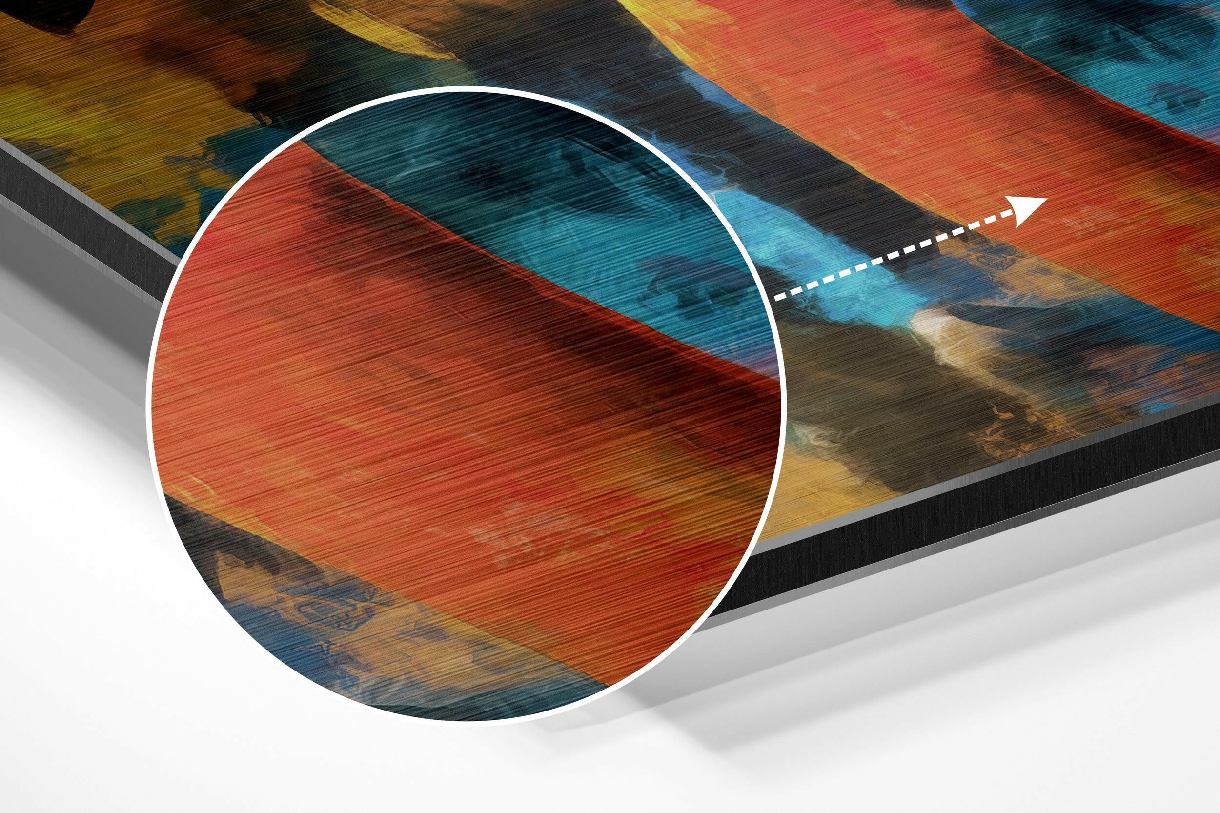 Flamingos Brushed Aluminium Dibond Wall Art-2