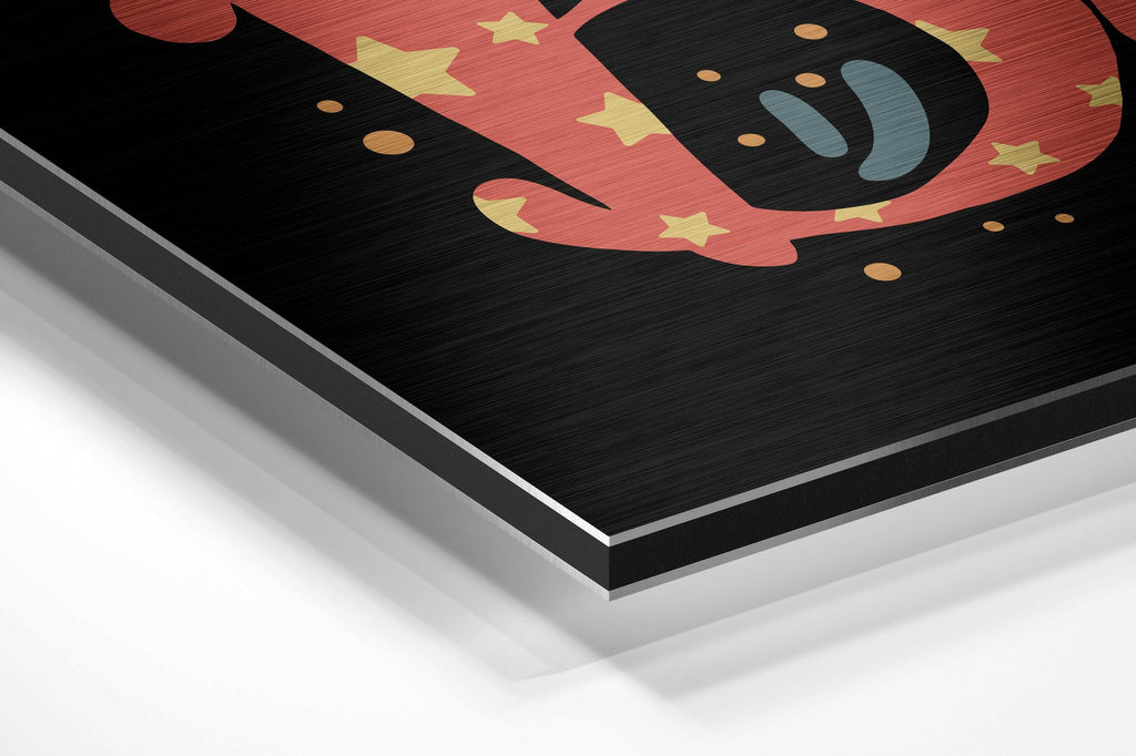 Dream Big Brushed Aluminium Dibond Wall Art-1