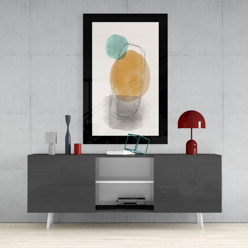 Abstract Art Glass Wall Art.
