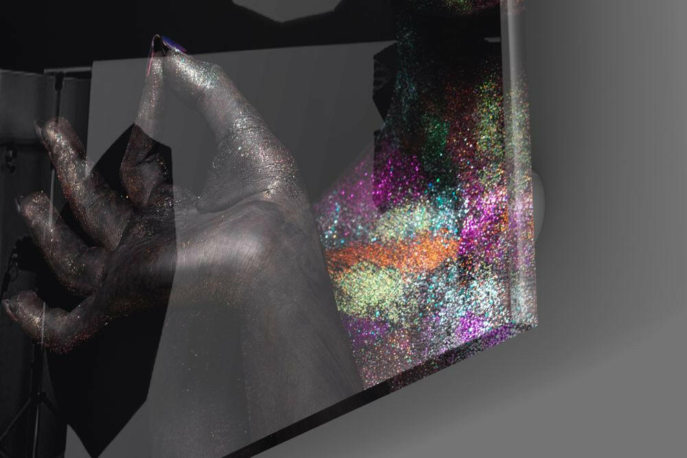 Woman Portrait Glass Wall Art-2