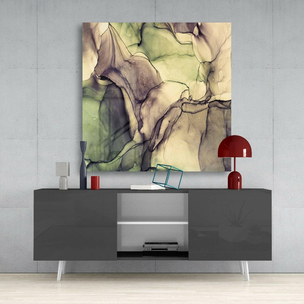 Colored Marble Glass Wall Art-3