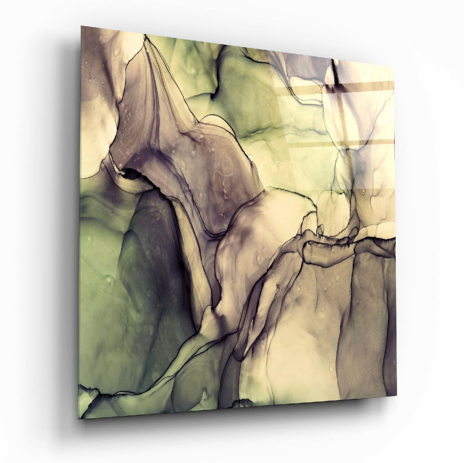 Colored Marble Glass Wall Art-0