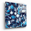 Blue Balls Glass Wall Art-0