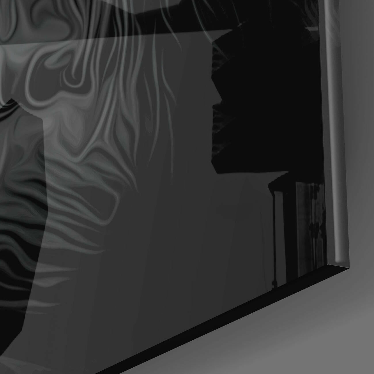 Wise Monkey Glass Wall Art-2