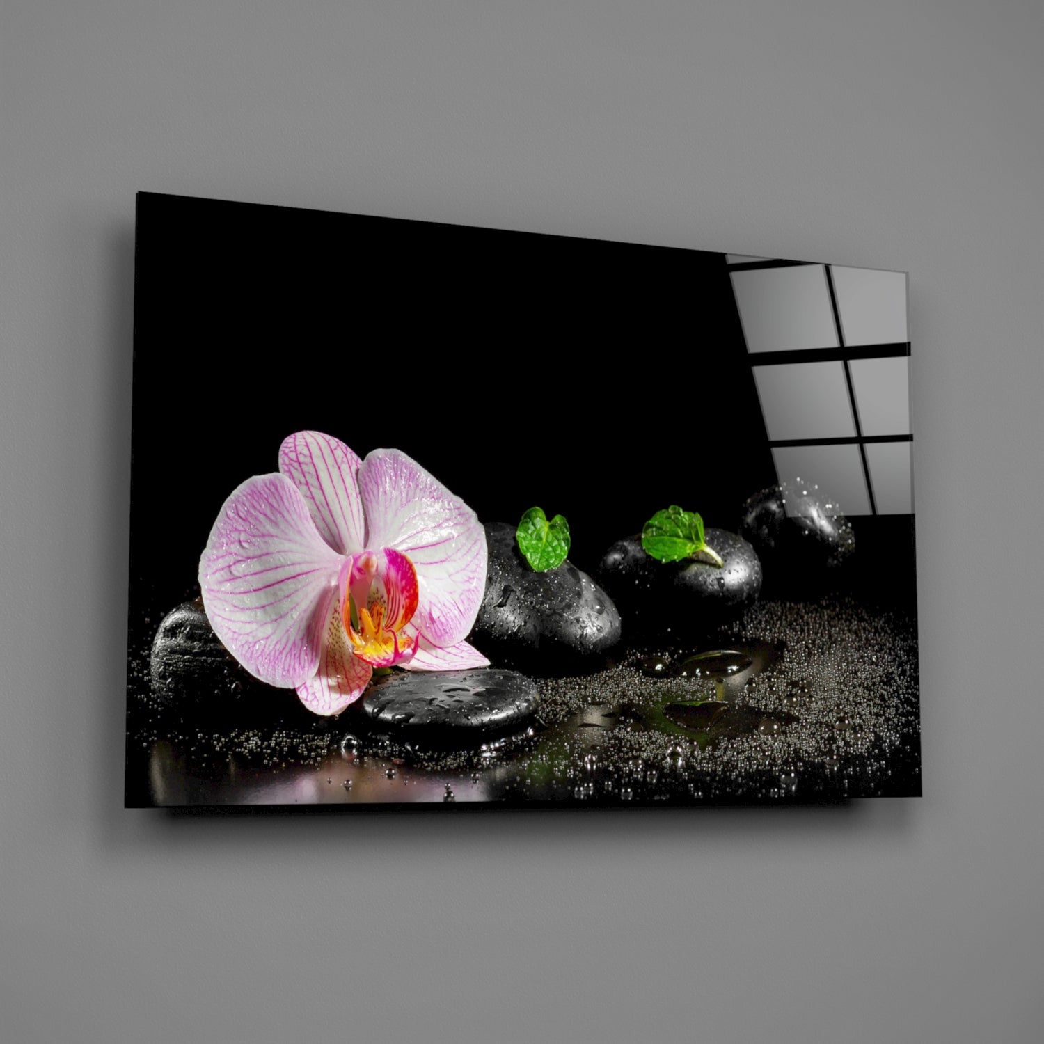 Spa Glass Wall Art-1