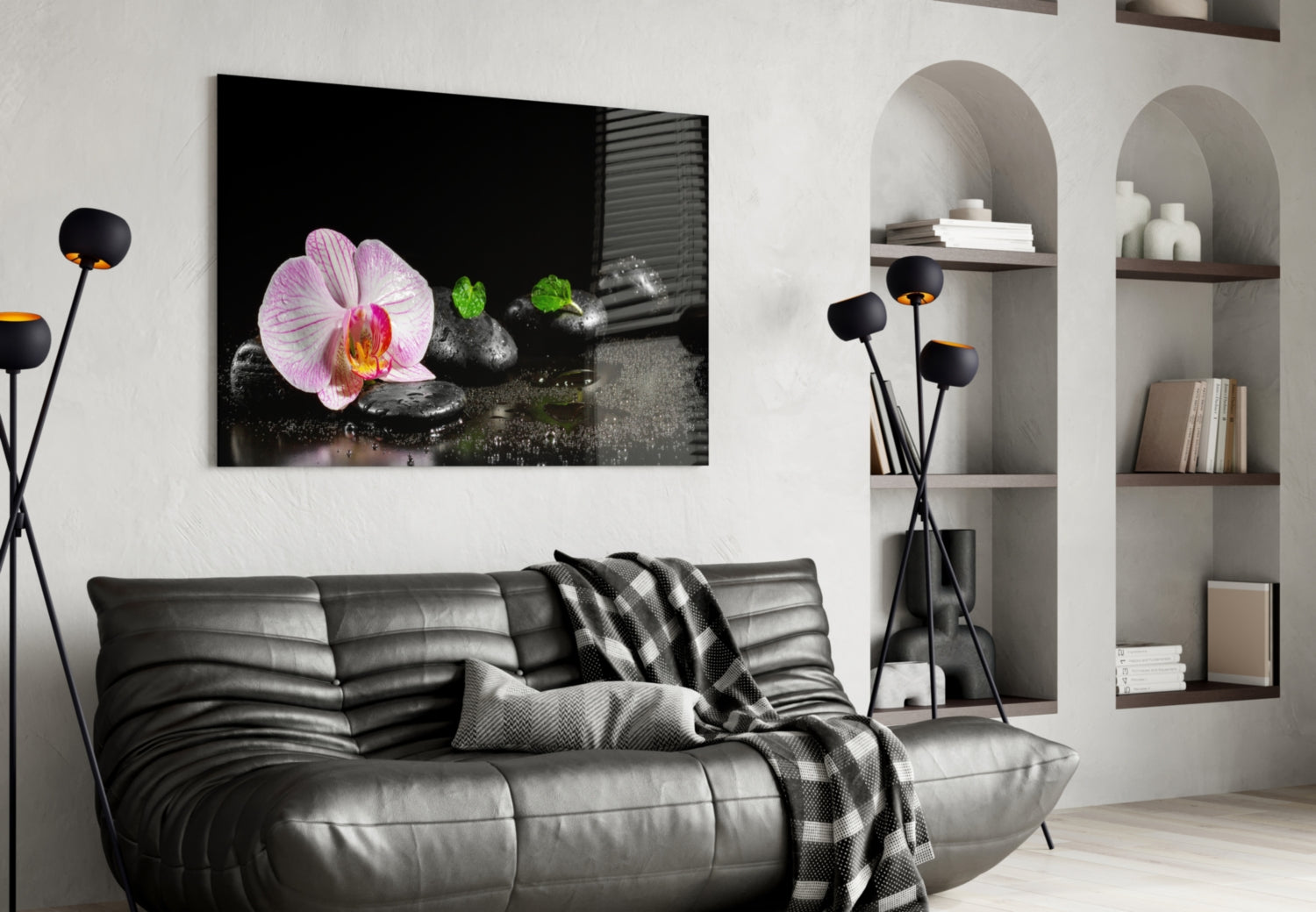 Spa Glass Wall Art-3