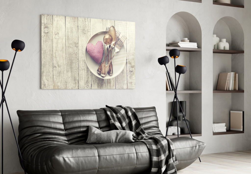 Heart Glass Wall Art-3