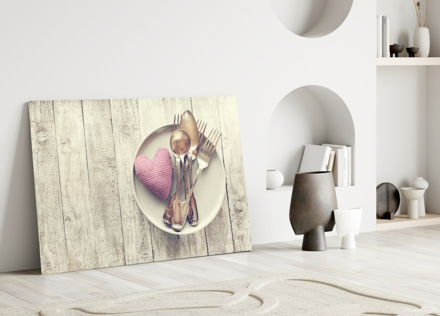 Heart Glass Wall Art-2