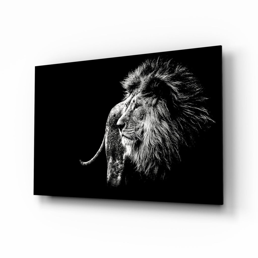 Lion Glass Wall Art-0