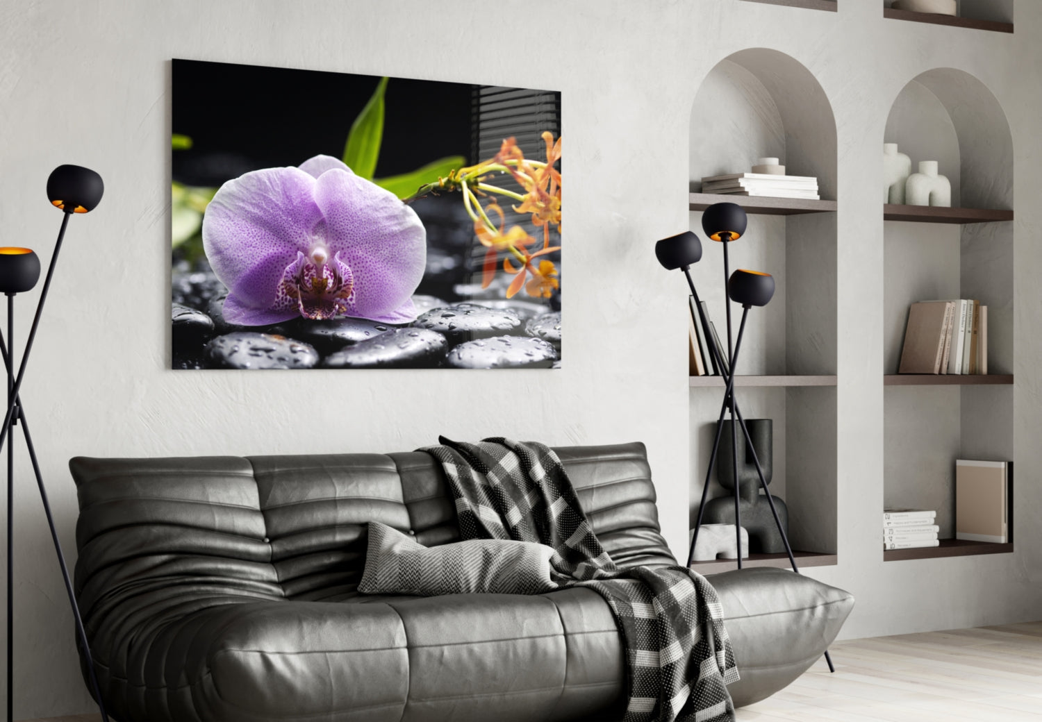 Spa Glass Wall Art-3