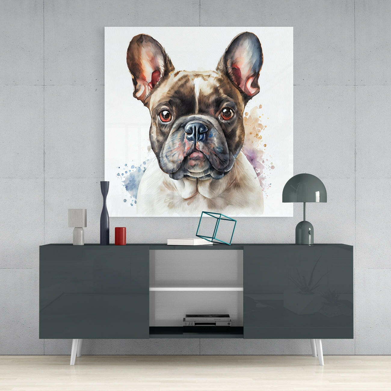 Cute Dog Glass Wall Art  || Designers Collection-3