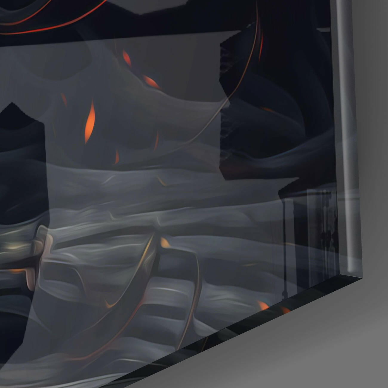 The Wrath of the Woman Glass Wall Art  || Designer Collection-2