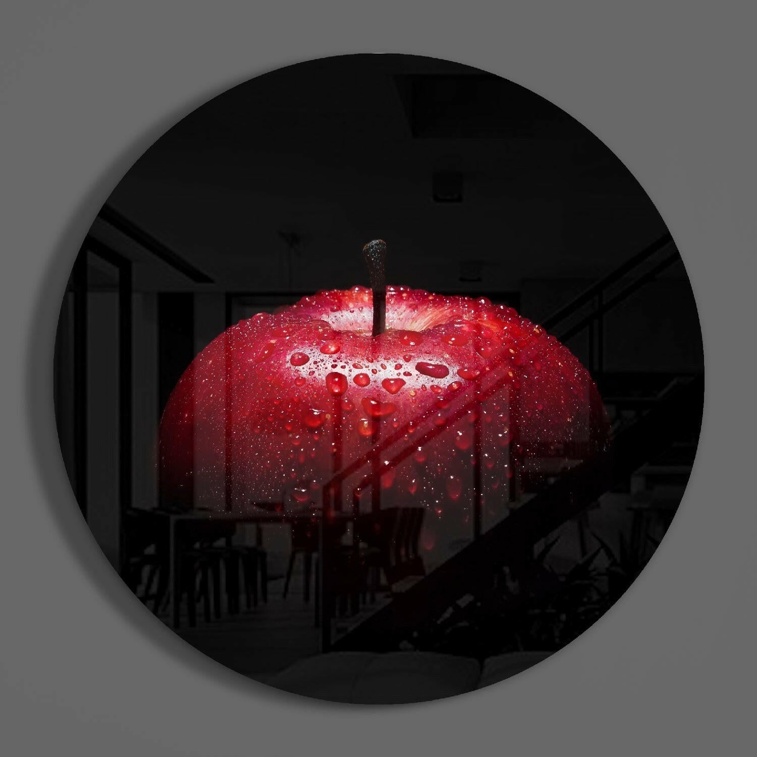 Apple Glass Wall Art-2