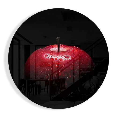 Apple Glass Wall Art-0