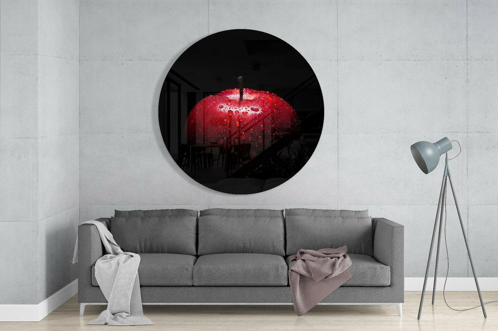 Apple Glass Wall Art-1