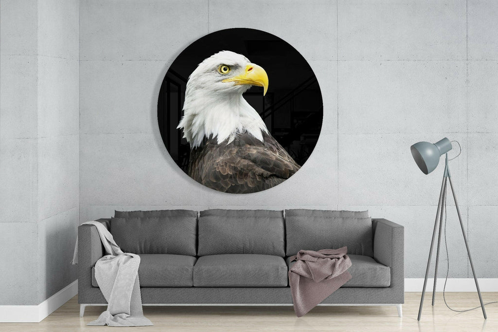 Eagle Glass Wall Art-1