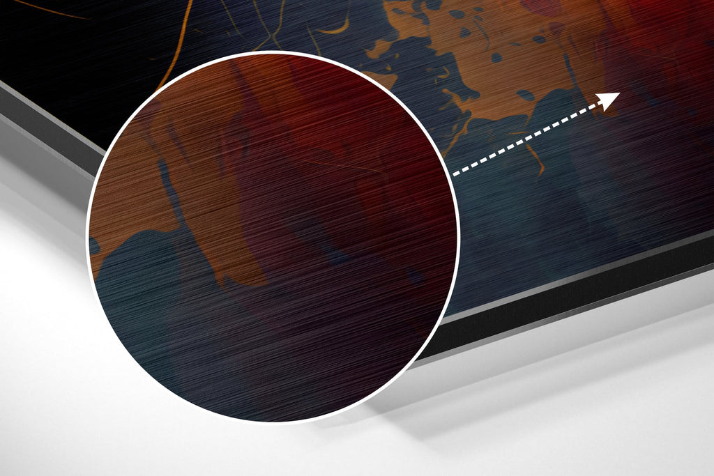 Lion Brushed Aluminum Dibond Wall Art-2