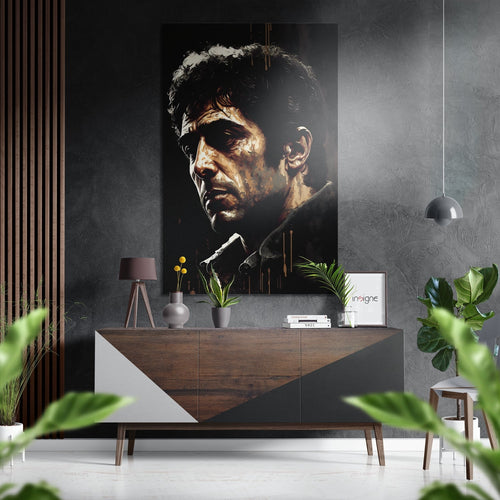 Al Pacino Brushed Aluminum Dibond Wall Art-0