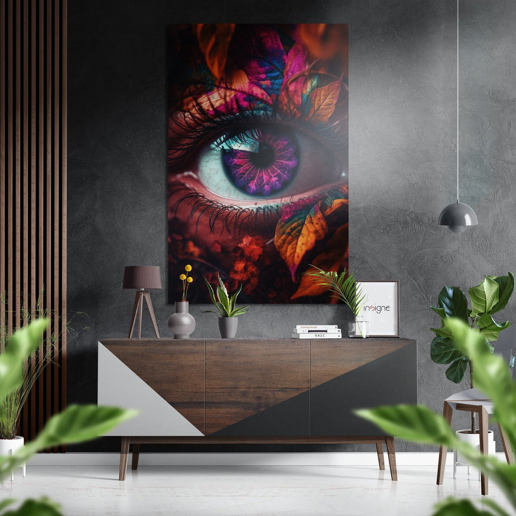 The Eye Brushed Aluminum Dibond Wall Art-0
