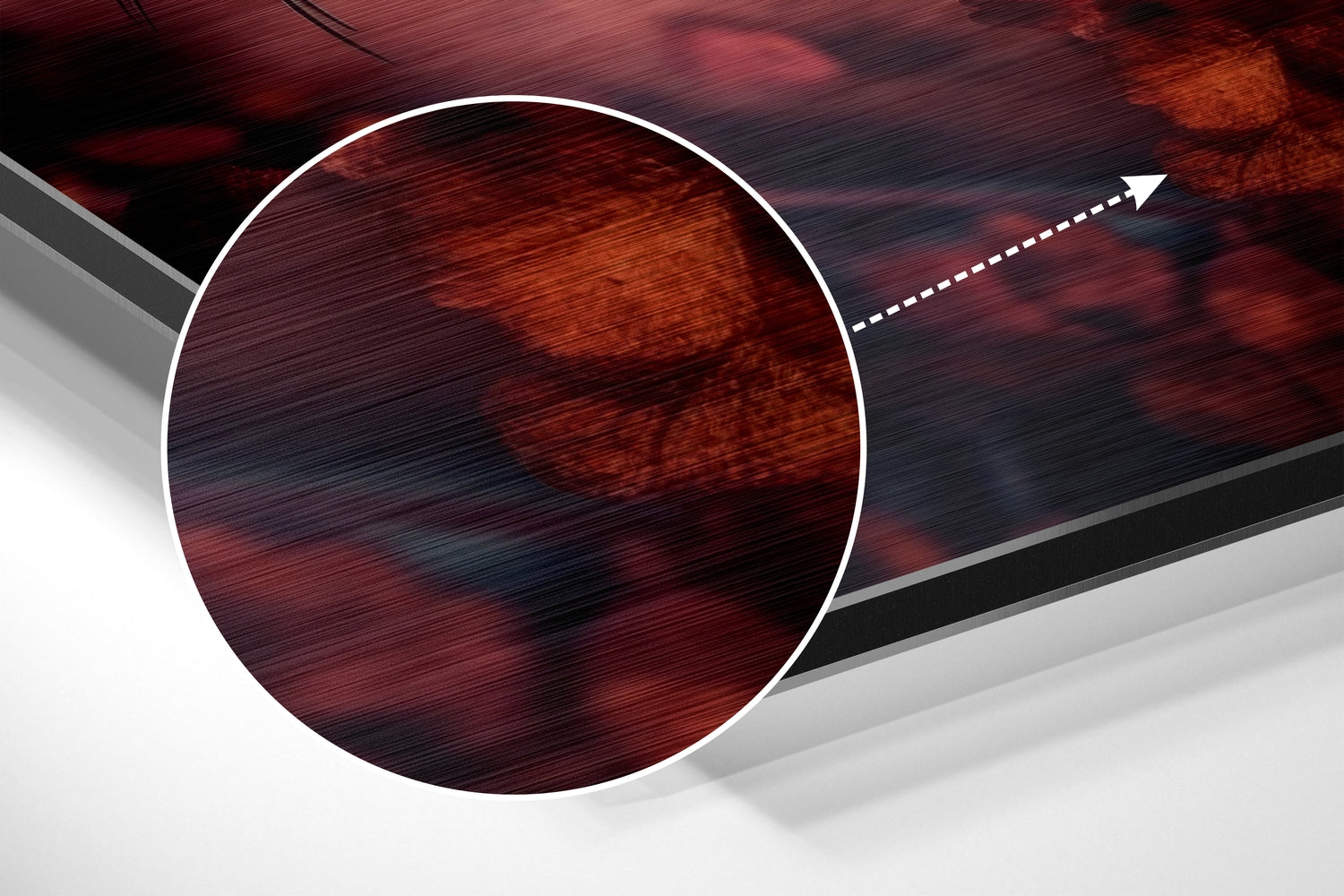 The Eye Brushed Aluminum Dibond Wall Art-2