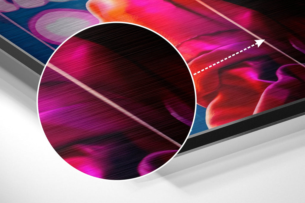 Woman Brushed Aluminum Dibond Wall Art-2