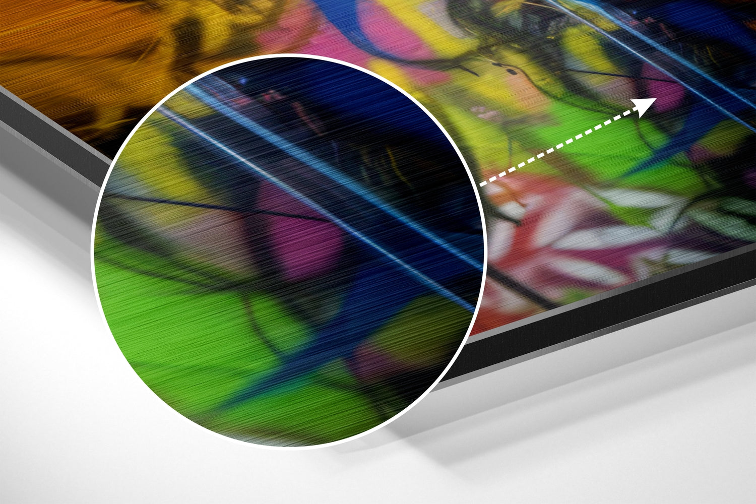 Woman Brushed Aluminum Dibond Wall Art-2