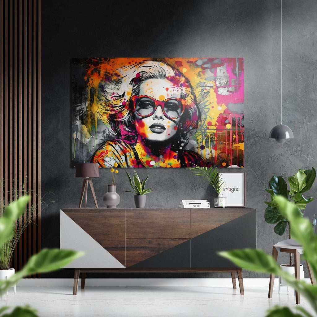 Face of Her Brushed Aluminum Dibond Wall Art-0