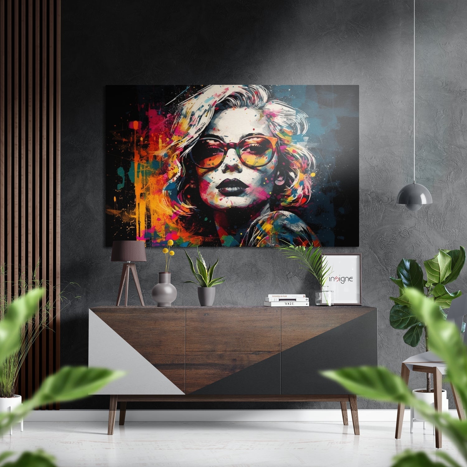 Face of Her Brushed Aluminum Dibond Wall Art-0