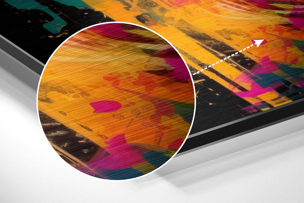 Face of Her Brushed Aluminum Dibond Wall Art-2