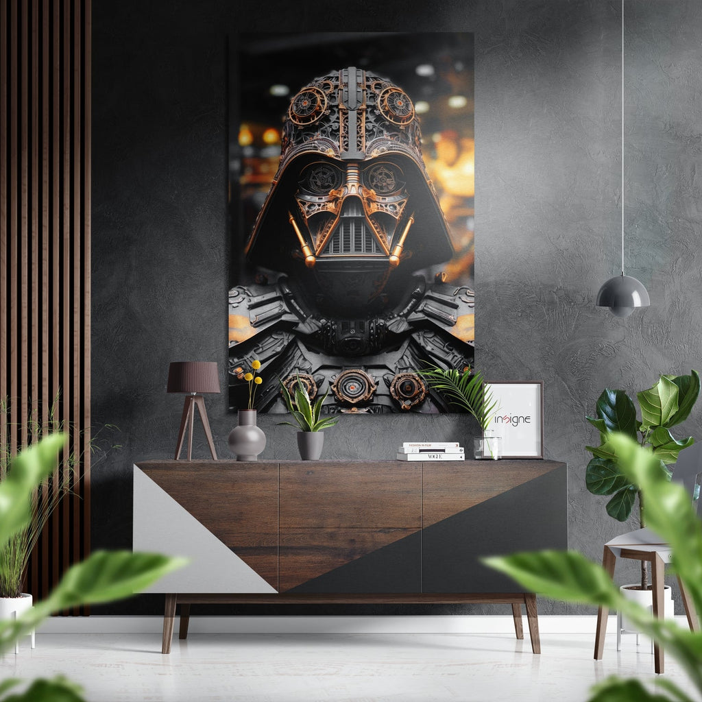 Darth Wader Brushed Aluminum Dibond Wall Art-0
