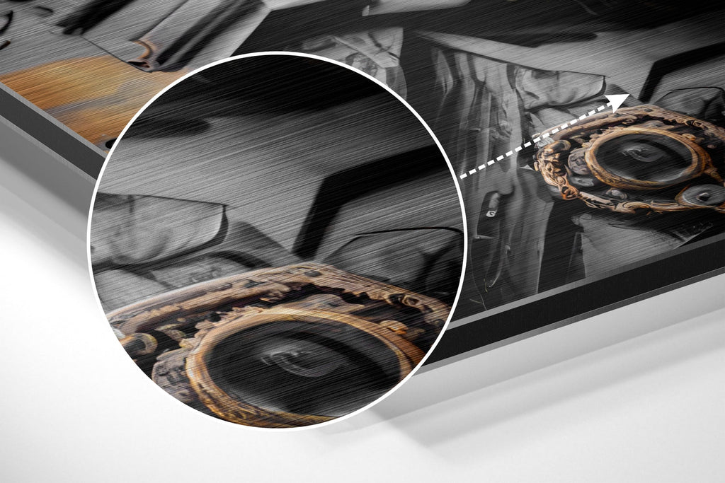 Darth Wader Brushed Aluminum Dibond Wall Art-2