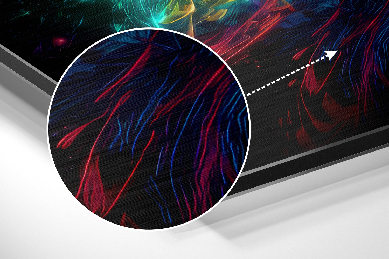 Colors of Space Brushed Aluminum Dibond Wall Art-2