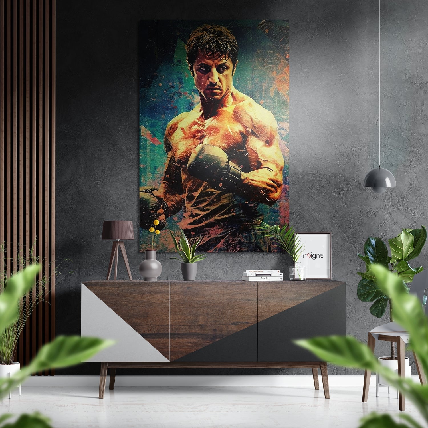 Rocky Brushed Aluminum Dibond Wall Art-0