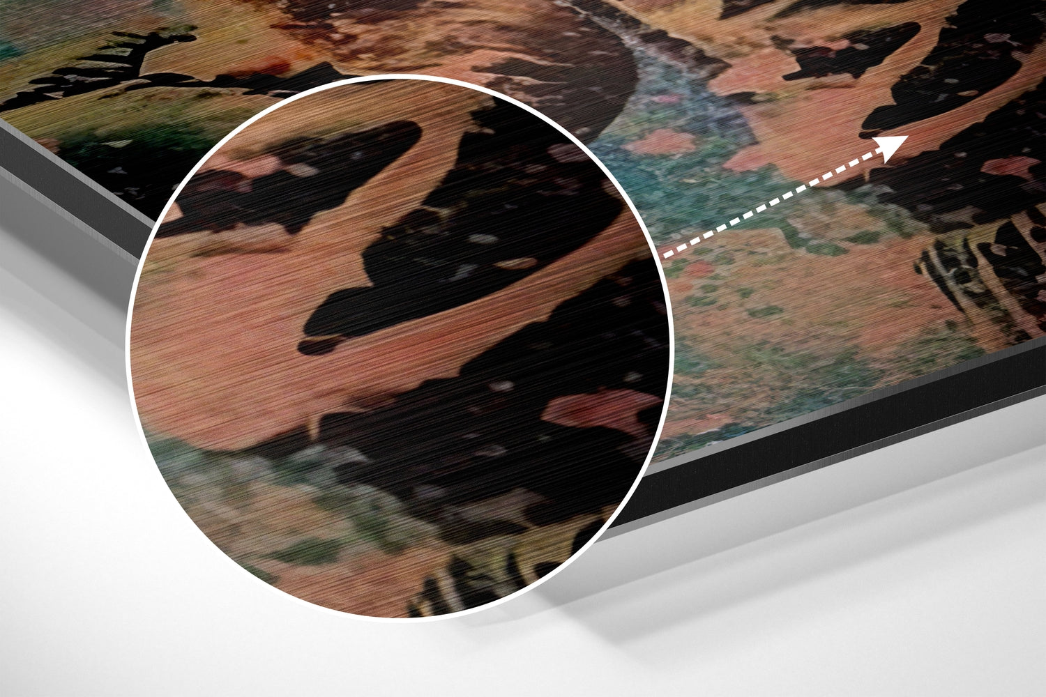 Rocky Brushed Aluminum Dibond Wall Art-2