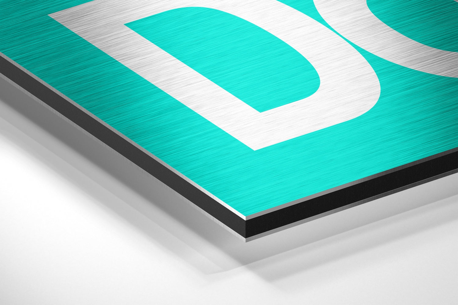 Get Shit Done Brushed Aluminum Dibond Wall Art-1