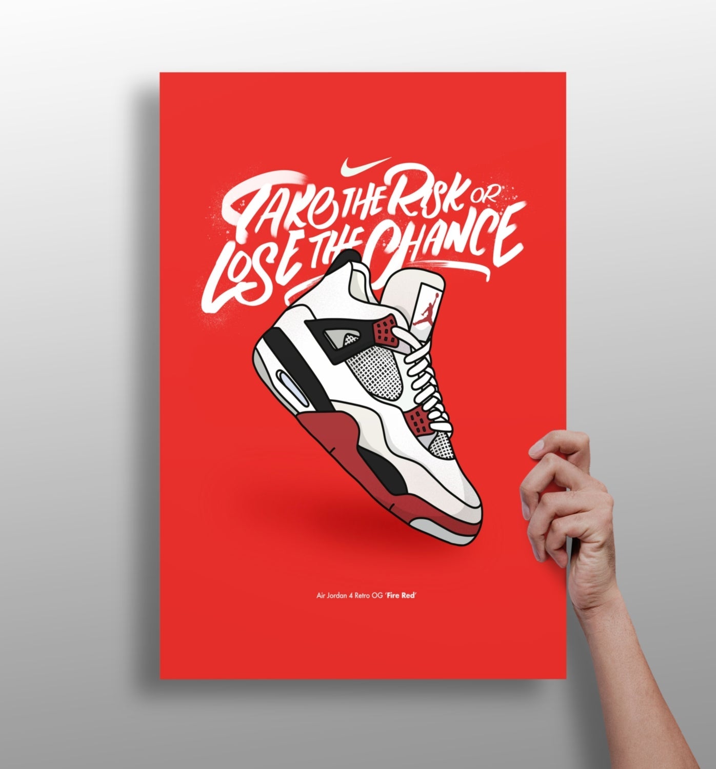 Take The Risk Aluminum Print-0