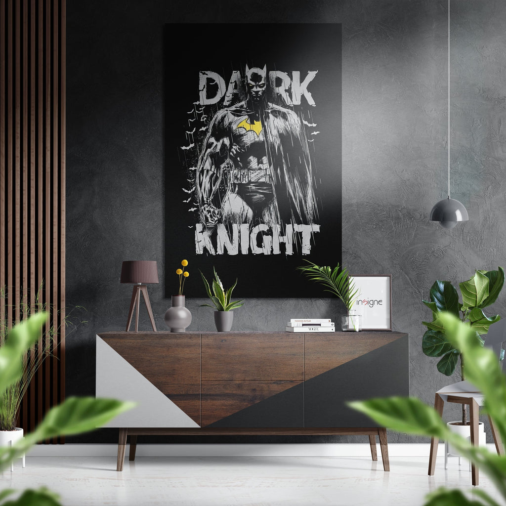 Batman Brushed Aluminium Dibond Wall Art-0