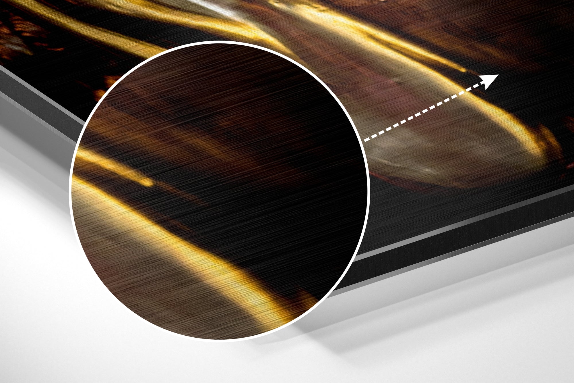 Budha Brushed Aluminium Dibond Wall Art-2