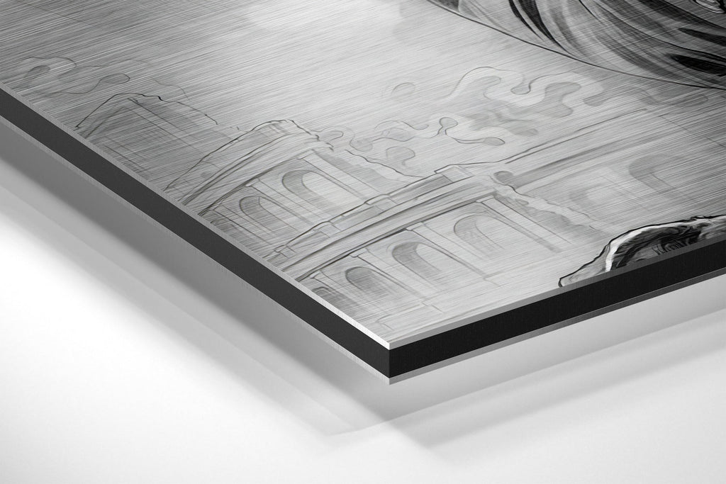 John Wick Brushed Aluminium Dibond Wall Art-1