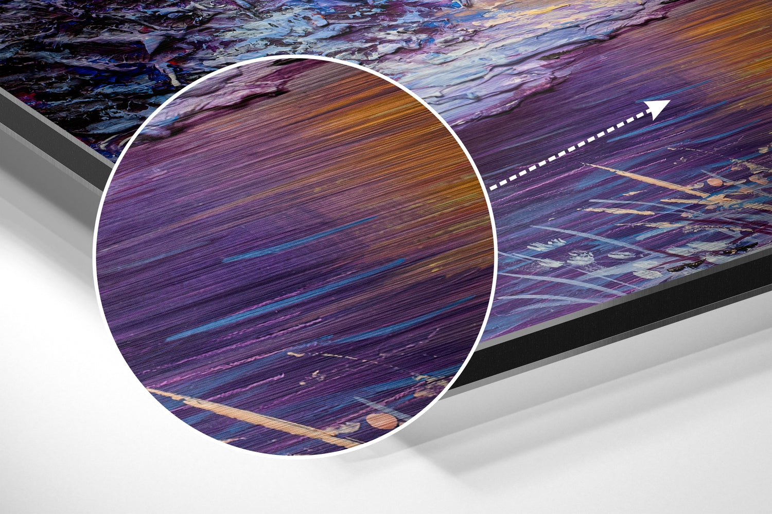 River View Brushed Aluminium Dibond Wall Art-2