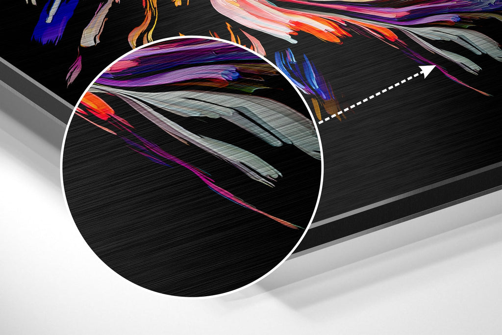 Colorful Feelings Brushed Aluminium Dibond Wall Art-2