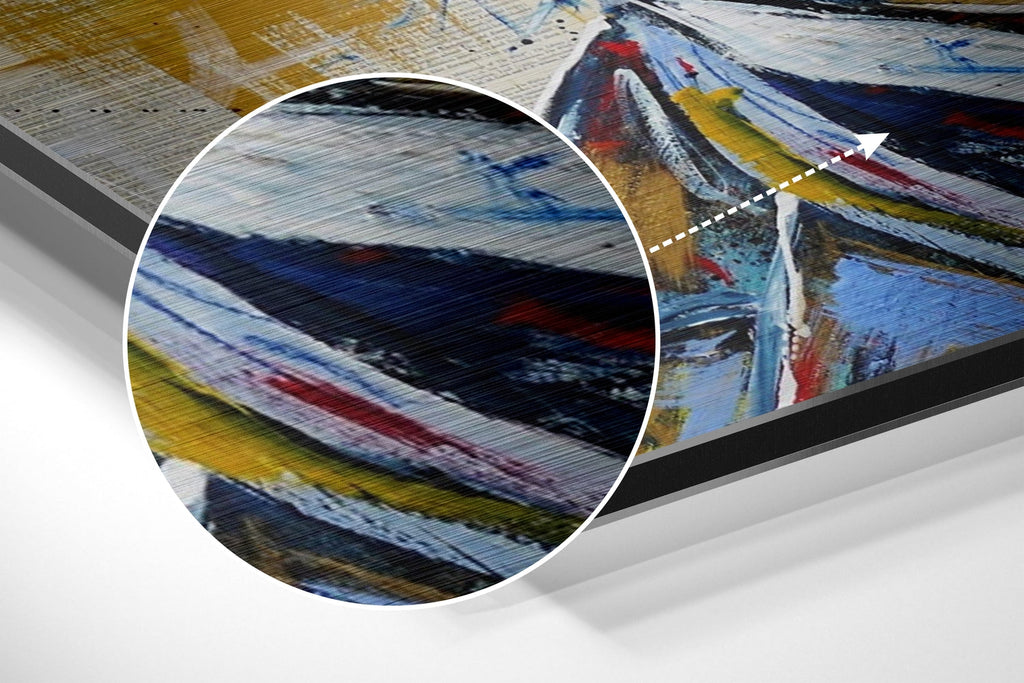 Charlie Chaplin Brushed Aluminium Dibond Wall Art-2