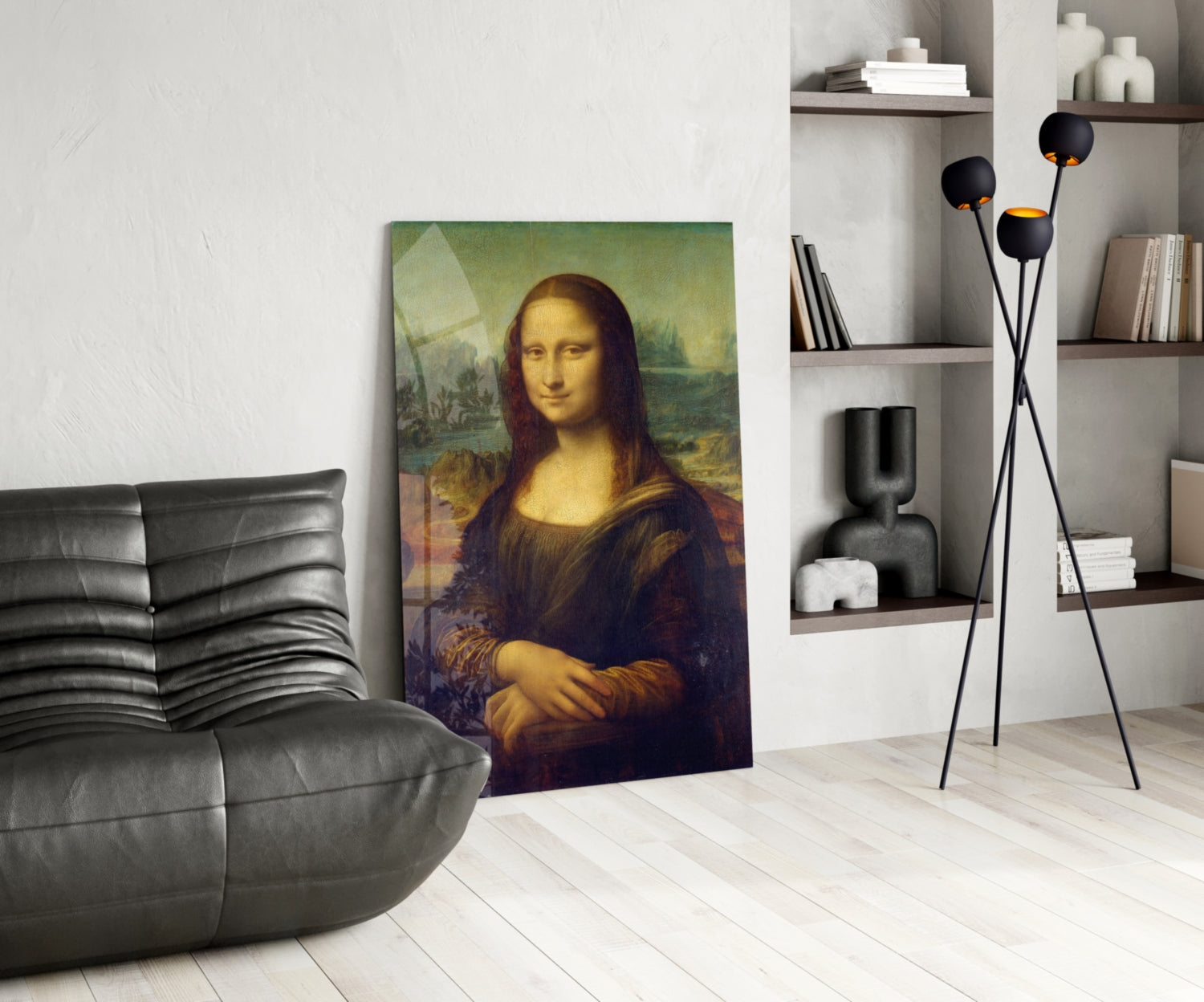 Mona Lisa Glass Wall Art.