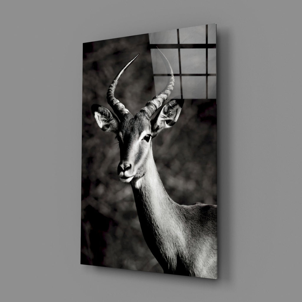 Deer Glass Wall Art-1
