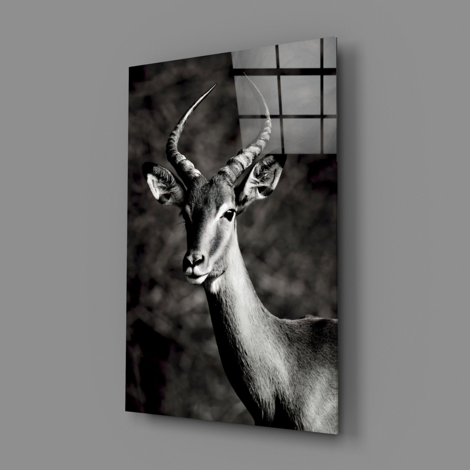 Deer Glass Wall Art-1