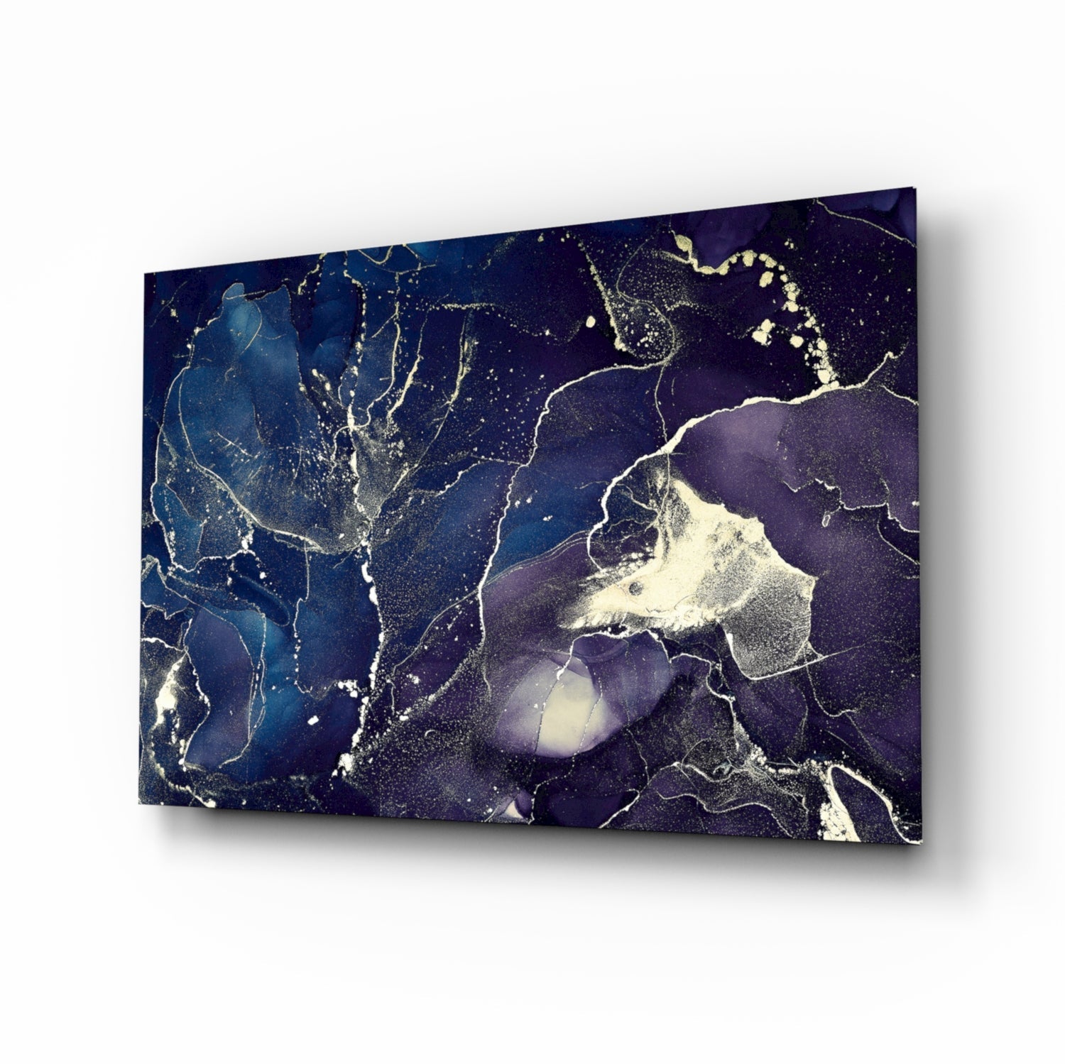 Abstract Depth Glass Wall Art.
