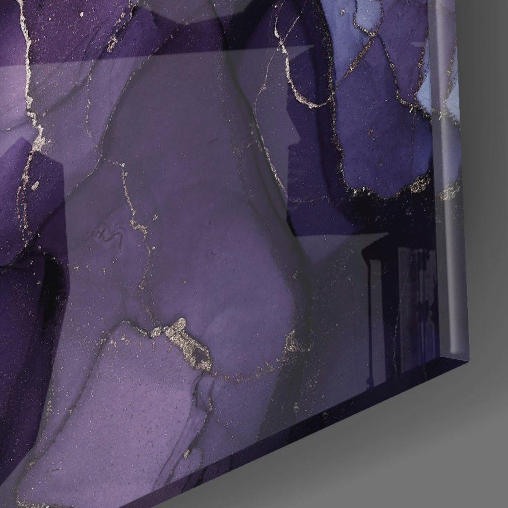 Abstract Depth Glass Wall Art.