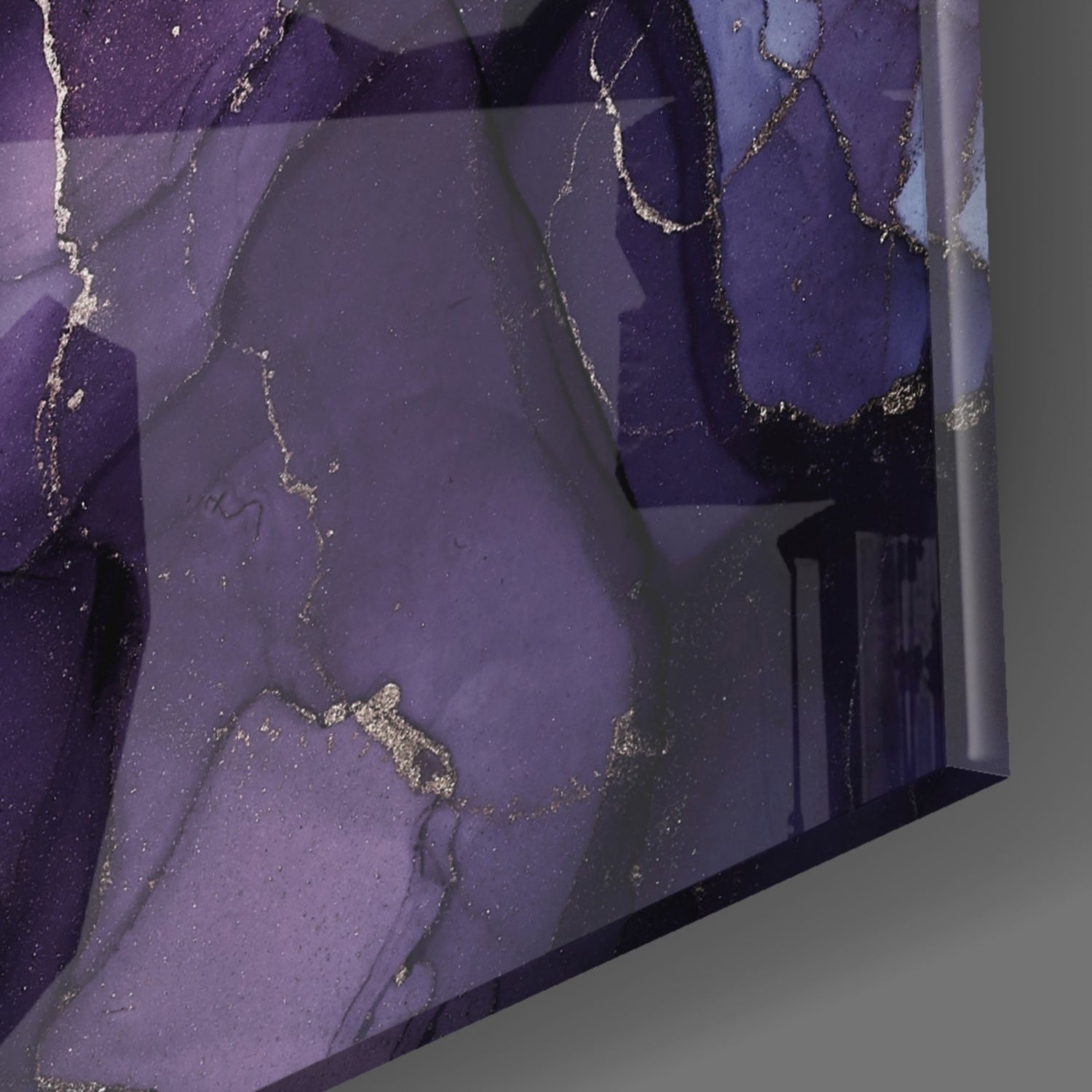 Abstract Depth Glass Wall Art.