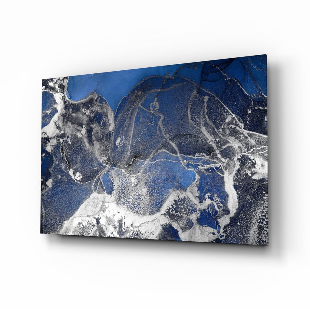 Abstract Depth Glass Wall Art.