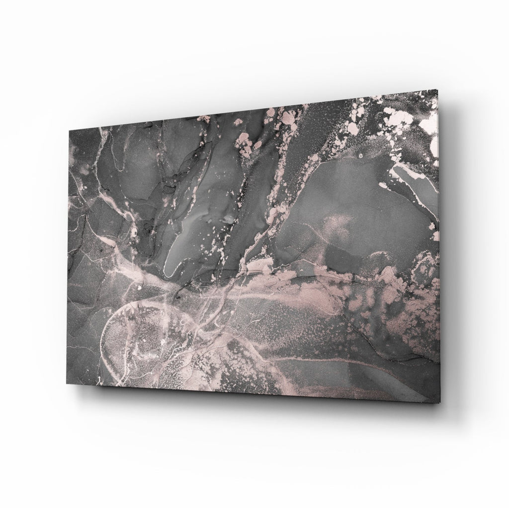 Abstract Depth Glass Wall Art.